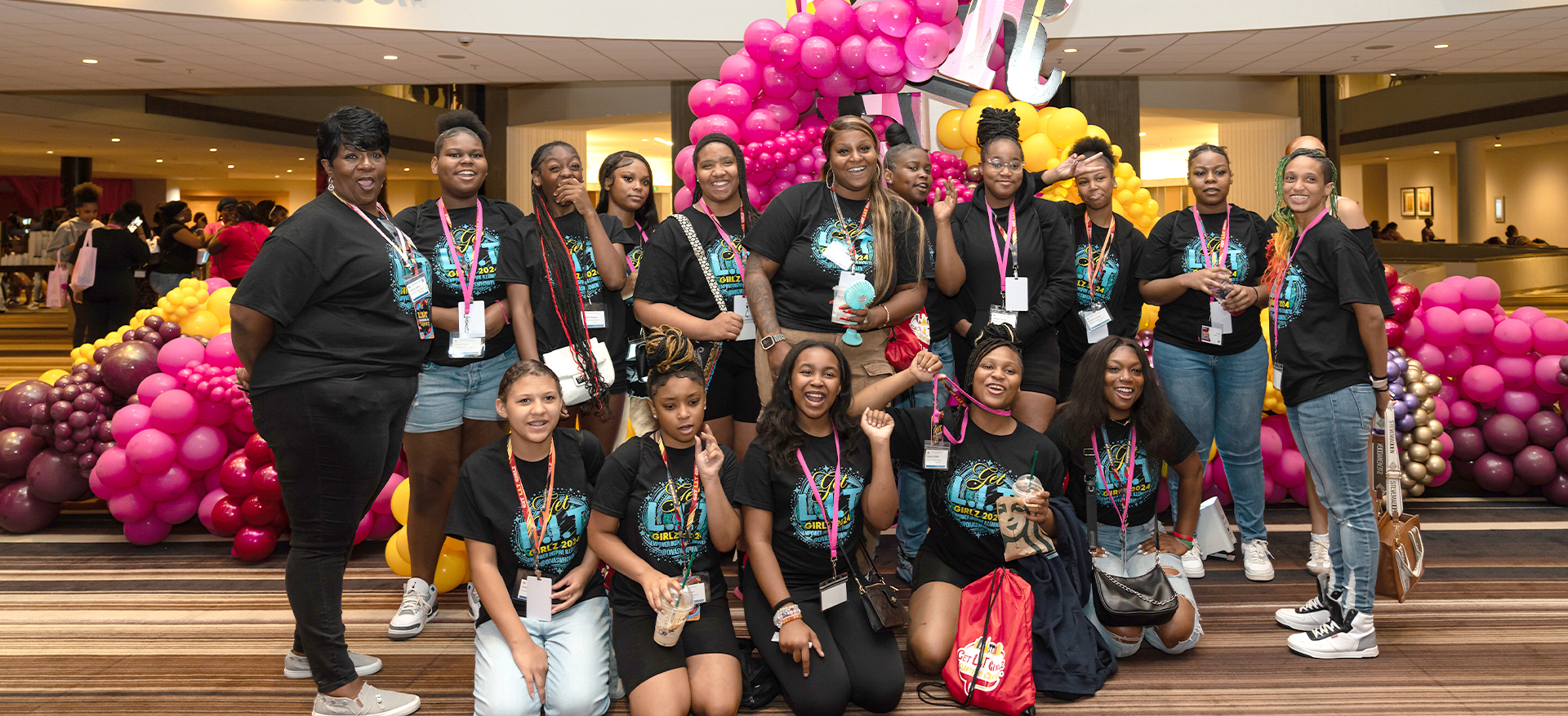 Girls and women at a Southern Black Girls and Women's Consortium event