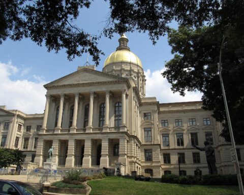 The Georgia State Capitol in Atlanta. Photo by Ken Lund, via Wikimedia Commons (CC BY-SA 2.0)