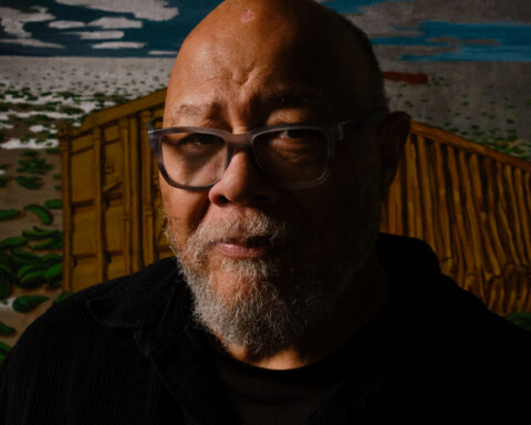 Portrait of artist Dewey Crumpler